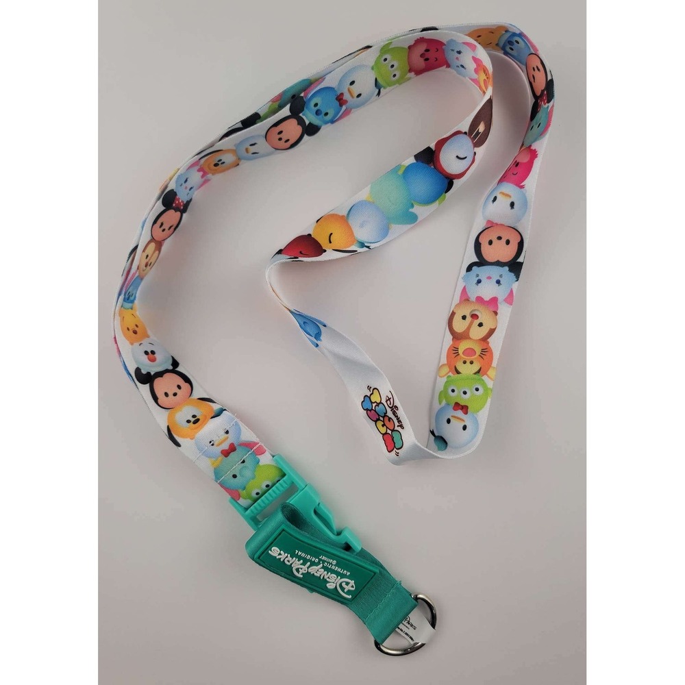 Disney Tsum Tsum Character Lanyard Breakaway Keychain‎